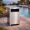 Stainless steel inox box for gas cylinder by Furlan – safe and premium outdoor grill setup
